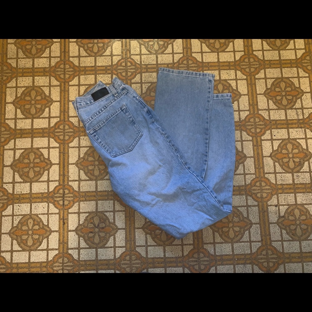 high waisted vintage jeans